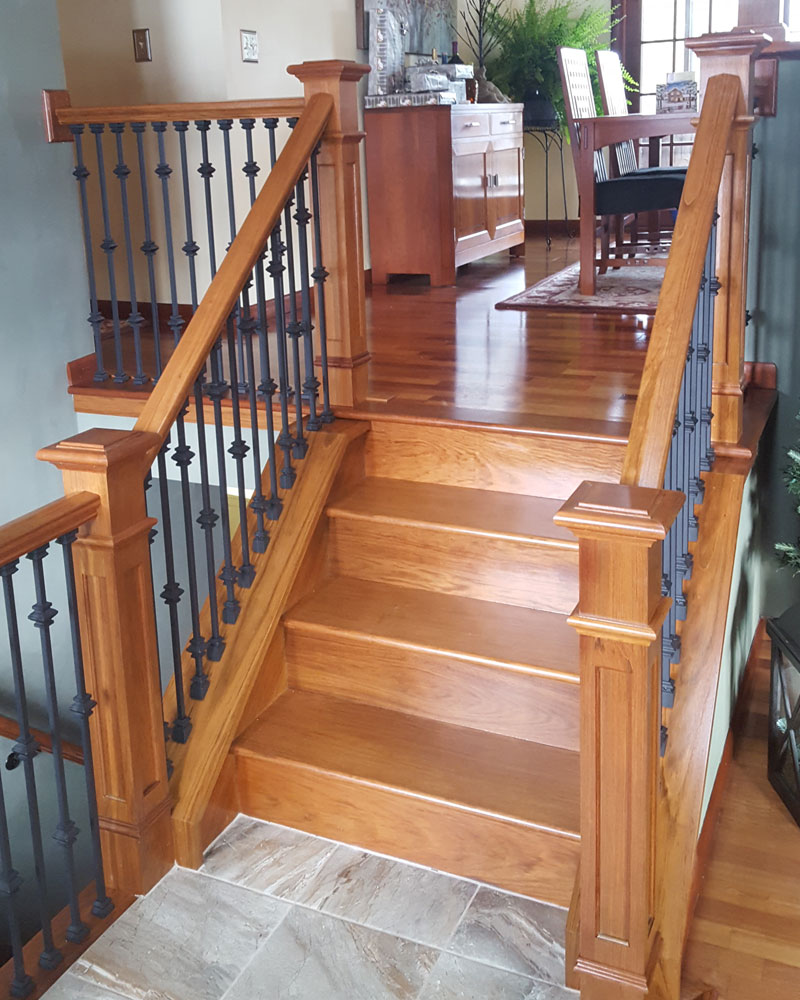 Home Interior Wooden Staircase