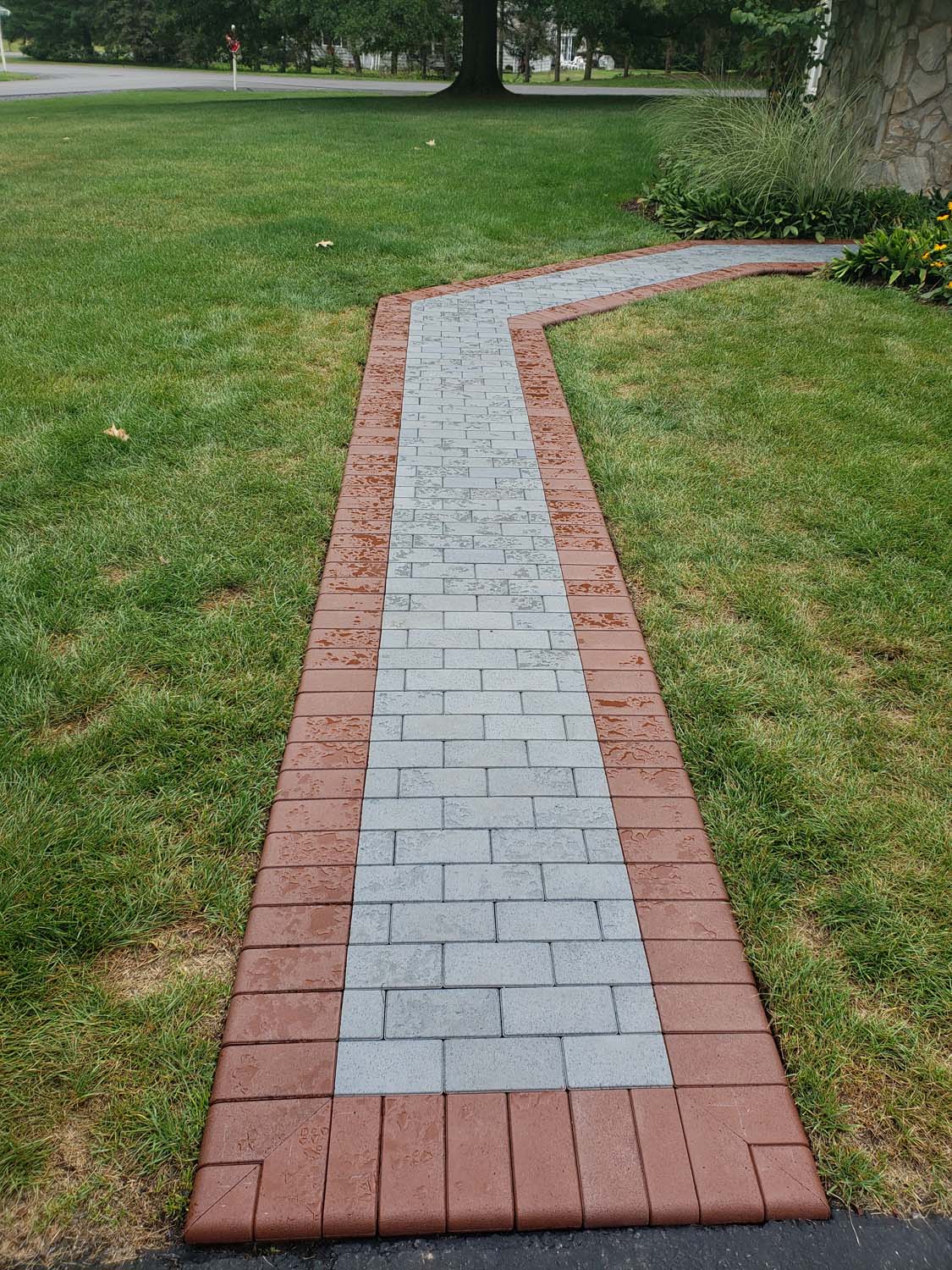 sidewalk pavers design and installation